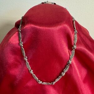 Marcasite Necklace in 925 Sterling Silver EC